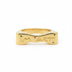 I’M ART statement ring in 925 sterling silver with colored zircon stones – AGUDO Studio